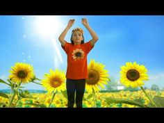 Flower Songs For Preschoolers, Spring Songs For Kids, Flower Rhymes, Sunflower Poem, Kids Songs With Actions, Preschool Worksheets Free Printables, Be A Sunflower, Circle Time Songs, Songs For Toddlers