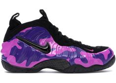 Air Foamposite Pro, Camo Sneakers, Camo Shoes, Nike Foamposite, Camo Men, Purple Camo, Foam Posites, Purple Guy, Mens Nike Air