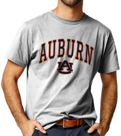 Details Short sleeve, crew neck t-shirt Ribbed, tagless collar Reinforced shoulder seams for durability Standard fit Style and Team Spirit Screen-printed team graphics Embroidered League-Legacy® logo at left sleeve Additional Details Machine washable Officially licensed product Auburn Tigers, All American, Fit Style, White T Shirt, Team Spirit, Auburn, White Tshirt, Tigers, Neck T Shirt