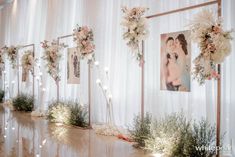 an image of wedding decorations on the wall