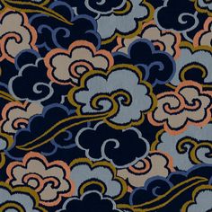 Inspired by a Japanese kimono this design showcases an enchanting pattern of large abstract clouds offering a bold and charming aesthetic. Each 10m roll includes two panels A & B each 70cm wide. Dreams Wallpaper, Abstract Clouds, Charming Aesthetic, Mulberry Home, Abstract Cloud, Phone Decor, Timorous Beasties, Mini Moderns, Double Dragon