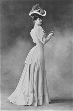 1900-1909 Fashion, 1900-1910 Fashion, 1905 Dresses, 1905 Fashion Women, 1900s Pictures, Period Inspired Fashion, 1900s Fashion Woman, 1900 Outfits, 1900s Womens Fashion