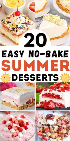 20 easy no bake summer desserts that are perfect for the kids to make