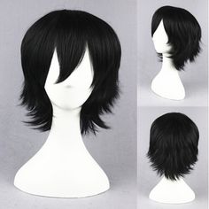 Quackity Cosplay, Hair Twists Black, Short White Hair, Hair Inspiration Long, Goth Hair, Anime Boy Hair, Anime Wigs, Try On Hairstyles, Cosplay Hair