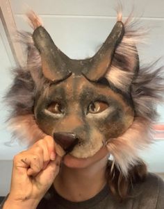 For anyone wondering, the mask is mine. I bought it from pawprintsNcrafts on Etsy! :) #therian #therianthropy #theriangear Sea Wolf Therian Mask, Christmas Therian Mask, Cute Therian Mask, Therian Mask Eyes Ideas, Goat Therian Mask, Black Wolf Therian Mask, Realistic Wolf Mask, Wolf Therian Mask