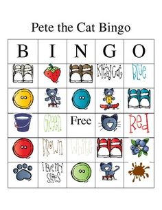 an image of a pet the cat bingo game