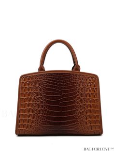 BagForLove - Stylish Crocodile Patterned PU Leather Tote Bag for Women with Large Capacity Product Description Color Brown Type Square Bag Bag Size Medium Closure Type Zipper Material PU Size Chart INCH CM Bag Length Bag Width Bag Height 11.4 inch 4.3 inch 8.7 inch Bag Length Bag Width Bag Height 29 cm 11 cm 22 cm Details Pictures Similar Products h2 { text-align: center; } /* æ¢è¡ */ li{ white-space: normal; word-break: break-all; word-wrap: break-word; } .red-box { width: 100%; display: flex; flex-direction: row; flex-wrap: wrap; justify-content: center; } .red-box > div { width: 190px; height: 250px; margin: 10px; } .red-box > div > a > img { width: 190px; height: 250px; } .size-box { width: 100%; margin: auto; white-space: nowrap; } .table { border-collapse: collapse; border-spacing: Brown Crocodile Pattern Shoulder Bag For Business, Business Brown Crocodile Pattern Bag, Brown Crocodile Pattern Satchel For Business, Business Bags With Crocodile Pattern And Rectangular Shape, Brown Crocodile Pattern Shoulder Satchel, Everyday Brown Shoulder Bag With Crocodile Pattern, Everyday Brown Crocodile Pattern Shoulder Bag, Square Leather Shoulder Bag With Crocodile Pattern, Daily Use Brown Satchel With Crocodile Pattern