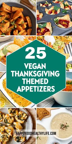 25 vegan thanksgiving themed appetizers