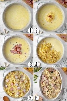 the steps to make macaroni and cheese casserole