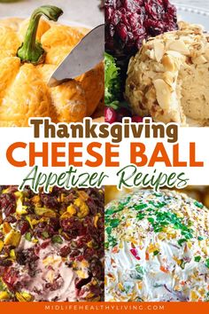 thanksgiving cheese ball appetizer recipes