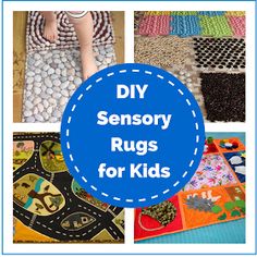 Montessori Nature: DIY Sensory Rugs for Kids Sensory Rug, Nature Printables, Rugs For Kids, Diy Sensory, Sensory Wall, Sensory Ideas, Sensory Rooms, Sensory Tools, Sensory Bottles