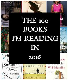 the 100 books i'm reading in 2016