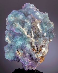 bijoux-et-mineraux: “Fluorite - Komshejeh Mine, Komshejeh, Ardestan County, Esfahan Province, Iran ” Kawaii Vaporwave, Rock Minerals, Cool Rocks, Crystal Magic, Gemstones Crystals, Gems Crystals