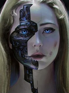 Futuristic Inspiration, Beauty Artwork, Technology Future, Cyborgs Art, Girl Iphone Wallpaper, Modern Clothes, Cyberpunk Girl, Arte Robot, Cyberpunk Aesthetic