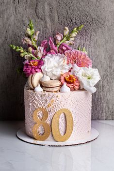 80th birthday cake 80th Bday Decorations, 80th Birthday Party Table Decorations Centerpiece Ideas, 80tj Birthday Cake, 80th Birthday Flowers, 80th Birthday Flower Theme, 80th Birthday High Tea, 80 Cake Ideas, 85 Birthday Cake Women, 80th Female Birthday Ideas