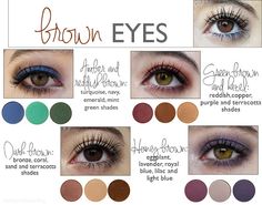 Brown Eyes Pop, Makeup Color Wheel, Cute Eyeshadow Looks, Eyeshadow For Blue Eyes, Natural Make Up