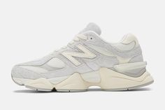 New Balance 9060 ‘Quartz Grey’ Tech Aesthetic, New Balance 9060, Wardrobe Goals, New Balance Sneakers, Unisex Shoes, Pig Skin, New Balance Shoes, Sneaker Collection, Stylish Sneakers