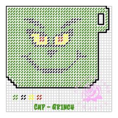 a cross stitch pattern with the words cat - cttuu in front of it