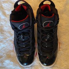 Jordan 6 Rings Size 6y Previously Owned Sneakers Jordan 6 Rings, Kids Jordans, Jordan Shoes, Kids Shoes, Shoes Sneakers, Kids Shop, Black And Red, Ring Size, Sneakers