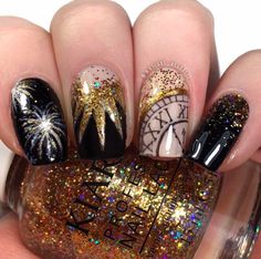 Nye Nails, Silver Glitter Nails, Sky Nails, Elegant Nail Designs, Nail Designs Glitter