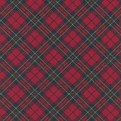 a red and green plaid fabric pattern