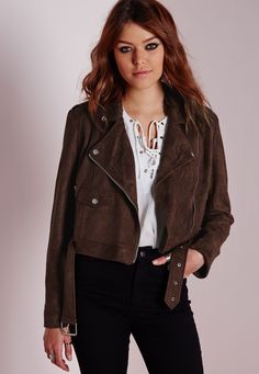 Our love for luxe looking fabrics has reached new levels this season and this faux suede biker jacket is ticking all our boxes! In a 70's retro chocolate brown faux suede, this soft touch biker jacket is the ultimate transitional piece. Wit... Brown Coats, Suede Biker Jacket, Suede Biker, Women's Coats And Jackets, 70s Retro, Brown Coat, Fur Coats, Coats And Jackets, Women's Coats