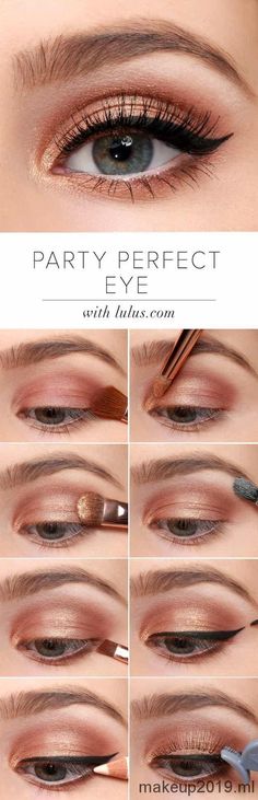 Party Perfect Peach Makeup-zelfstudie Peach Makeup Tutorial die je opnieuw moet maken ... , #makeup #party #peach #perfect #zelfstudie, 2019 Eyeshadow Brown, Makeup Cantik, Kuas Makeup, Dag Make Up, Party Make-up, Bentuk Alis, Peach Makeup