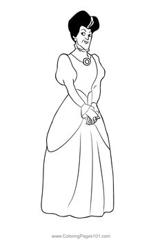 the princess from snow white coloring page