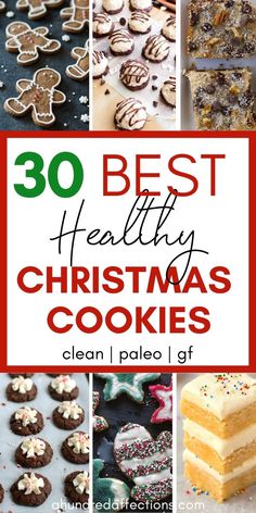 the best healthy christmas cookies to bake