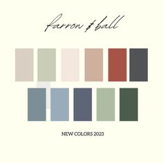 the new color palette for farrow ball