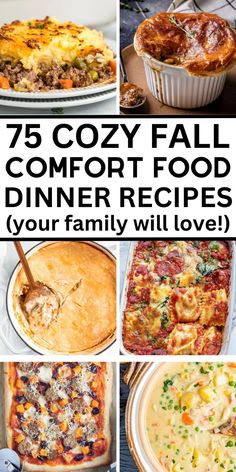 Easy autumn dinner recipes Easy Fall Recipes Dinner, Comfort Food Dinner Ideas, Cozy Fall Dinner Recipes, Food Dinner Ideas, Fall Recipes Dinner, Cozy Fall Dinner, Easy Fall Dinner Recipes, Easy Fall Dinners