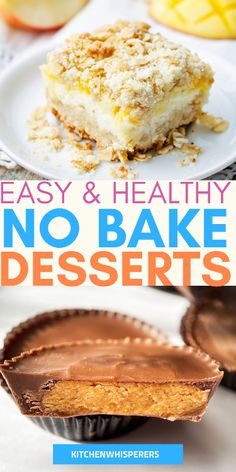 no bake desserts that are easy to make and delicious enough for the whole family