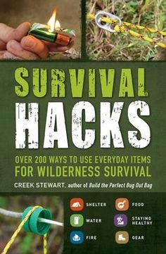 Survival Hacks: Over 200 Ways to Use Everyday Items for Wilderness Survival Water Survival, Survival Hacks, Survival Books, Survival Life Hacks, Survival Techniques, Prepper Survival, Survival Life, Bug Out Bag, Survival Food