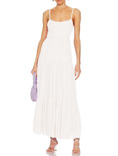 PRICES MAY VARY. Material: 100% cotton, soft, breathable and skin-friendly, crafted from light and breathable fabric, this flowing maxi dress is both stylish and comfortable in warm weather. Features: Women beach wedding dress features with a sexy open boat neckline, pleated ruffle hem, babydoll style, loose fit, maxi dress with backless lacing. Sleeveless and adjustable spaghetti straps, the slim spaghetti straps are adjustable, allowing for a personalized fit that flatters a range of body type White Maxi Dress With Spaghetti Straps, Vaca Outfits, Backless Sundress, Maxi Dress Flowy, Trip Style, Beach Long Dress, Simple White Dress, Adorable Style, Petite Maxi Dress