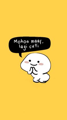 an image of a cartoon character with a speech bubble above it that says molon magf, lag cuti