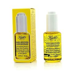 KIEHL'S Daily Reviving Concentrate Face Oil 1oz New In Box Kiehls Oil, Tamanu Oil, Antioxidant Serum, Image Skincare, Botanical Oils, Ginger Root, Face Oil, Mineral Oil, Oil Free