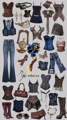 Rebecca Steam Monster High Costume, Operetta Aesthetic Outfit, Rebecca Steam Costume, Robecca Steam Cosplay, Robecca Steam Costume, Robecca Steam Aesthetic