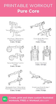 the printable workout guide for women