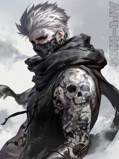 Cyberpunk Men Character Design, Corpo Cyberpunk Male, Male Character Design Cyberpunk, Cyberpunk Oc Male Black, Cyberpunk Samurai Character Art, Dark Background Wallpaper, Dark Fantasy Artwork, Elsword