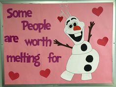 some people are worth melting for love on a pink background with heart - shaped hearts