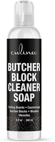 Culina All Natural Cutting Board Butcher Block Countertop wooden Utensils soap cleaner - LivanaNatural Wood Conditioner, Butcher Block Countertop, Butcher Blocks, Wooden Words, You've Changed, Butcher Block Countertops, Wooden Utensils, Butcher Block, Hot Water