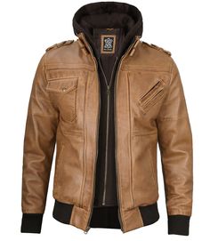 Genuine Bomber Jacket For Men With Removable Hood
Elevate your outerwear with our Men’s Camel Brown leather Bomber Jacket Genuinet with Removable Hood. This jacket blends classic design with functional elements, perfect for the modern men who appreciates both style and adaptability. Rugged Leather Jacket With Zipper For Winter, Leather Outerwear With Detachable Hood For Cold Weather, Classic Leather Jacket With Zipper For Outdoor, Classic Leather Jacket With Zipper Closure For Outdoor, Urban Leather Outerwear For Outdoor, Winter Leather Jacket For Outdoor, Winter Outdoor Leather Jacket, Classic Winter Biker Jacket For Outdoor, Fitted Leather Outerwear With Double-lined Hood