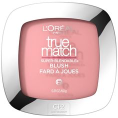 True Match Blush flawlessly complements your skin tone and undertone. The super-blendable powder blush formula has a soft texture that goes on smooth and blends evenly into skin. Use for a buildable, natural flush of color to brighten up your cheekbones. Coordinate with your True Match Foundation or Tinted Serum with Hyaluronic Acid, True Match Powder, and True Match Concealer. Instructions: Expert Application Technique Sweep it where the sun naturally hits your face—your forehead, cheeks, chin, Concealer Packaging, Benefit Dandelion Blush, Loreal Paris True Match, True Match Foundation, Loreal True Match, Powder Texture, Makeup Powder, Gloss Labial, Blush Highlighter