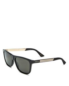 Gucci Men's Square Sunglasses, 57mm Classic Gucci Sunglasses With Anti-reflective Coating, Classic Gucci Sunglasses With Polarized Lenses, Classic Gucci Sunglasses With Gradient Lenses, Classic Gucci Sunglasses With Mirrored Lenses, Gucci Classic Sunglasses With Gradient Lenses, Gucci Tinted Sunglasses For Formal Occasions, Classic Gucci Sunglasses With Uv Protection, Gucci Classic Sunglasses With Tinted Lenses, Classic Gucci Sunglasses With Tinted Lenses