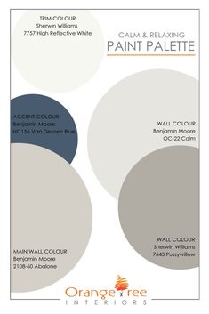 an orange and gray color scheme for paint palettes