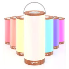 PRICES MAY VARY. [Long-Lasting Battery]: Our rechargeable table lamp is designed to brighten your home for extended periods. With a generous 4000mAh battery capacity, this lamp ensures you have a reliable light source whenever you need it. [Customizable RGB Mode]: Our RGB table lamp features 8 colors (red, orange, yellow, green, pink, pink, white, blue, purple) and dynamic gradient lighting that allows you to smoothly transition through colors. Whether you want a calming, soft transition or an energetic, vibrant shift, this lamp can create the ideal atmosphere for your space [Stepless Dimming]: Easily control the cordless table lamp by simply pressing and holding the top touch switch. This feature allows you to smoothly adjust the brightness from 20% to 100%, giving you full command over y Gradient Lighting, Cordless Table Lamp, Touch Table Lamps, Cordless Table Lamps, Touch Table, Bedside Table Lamp, Rechargeable Lamp, Bedroom And Office, Led Desk