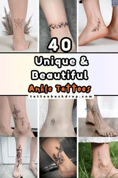 the top ten unique and beautiful ankle tattoos