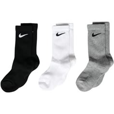 Nike 3-Pack Cushion Crew Sock (15 AUD) ❤ liked on Polyvore featuring intimates, hosiery, socks, accessories, shoes, black, underwear, multicoloured, womens-fashion and colorful cotton socks Zapatillas Nike Basketball, Running Socks Women, Nikes Shoes, Socks Nike, Nike Free Runners, Dr Shoes, Sock Drawer, Womens Running