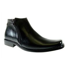 Ankle High Fashion Boots! Square Toe Dual Side Zip Block Heel Padded Insole Designer Inspired Size: 12 D(M) US.  Color: Black.  Gender: male.  Age Group: adult. High Fashion Boots, Dresses With Cowboy Boots, Cowboy Shoes, Mens Ankle Boots, Boots Square Toe, Chelsea Boots Women, Mens Cowboy Boots, Waterproof Shoes, Buckle Boots