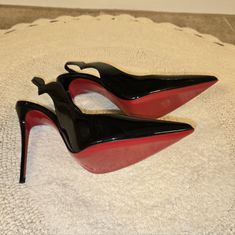 New With Out Box And With Out A Dust Bag! But Shoes Are Brand New! And Yes Authentic!!! Louboutin Heels, Christian Louboutin Heels, Heels Pumps, Louboutin Shoes, Christian Louboutin Shoes, Pumps Heels, Shoes Women Heels, Open Back, Christian Louboutin